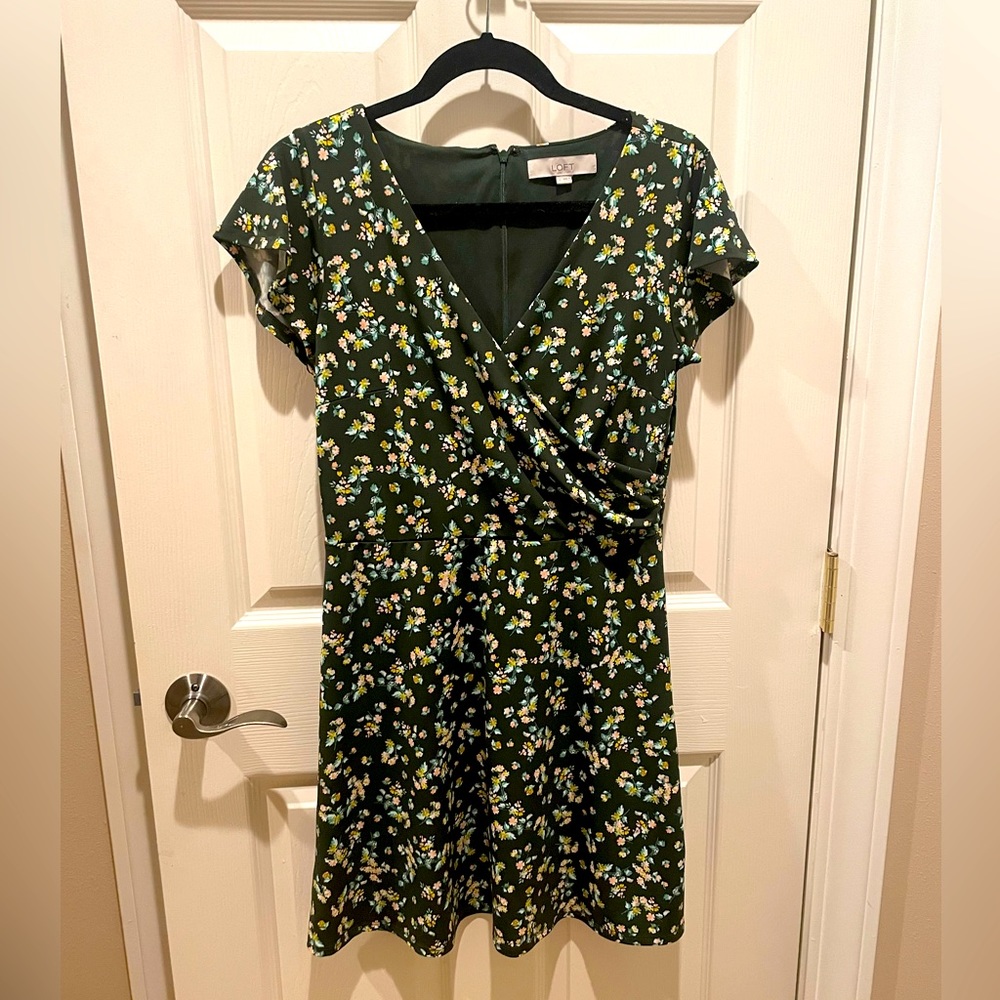 Loft women’s dress size 4 green